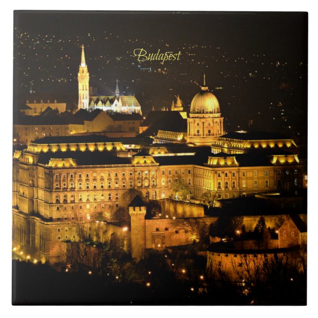 Carreau Budapest at Night (Devant)