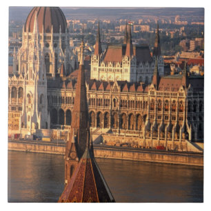 Carreau Budapest, Hongrie, Danube, Parlement