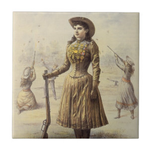 Carreau Buffalo Bill's Wild West Show avec Annie Oakley