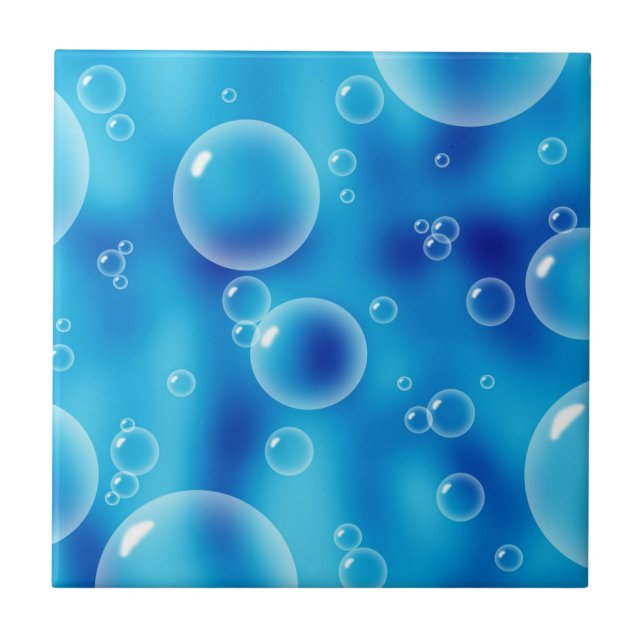 Carreau Bulles bleues (Devant)