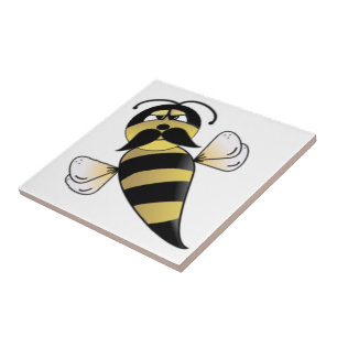 Carreau Bumble Bee with Mustache