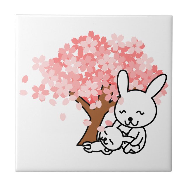 Carreau Bunnies Spring (Devant)