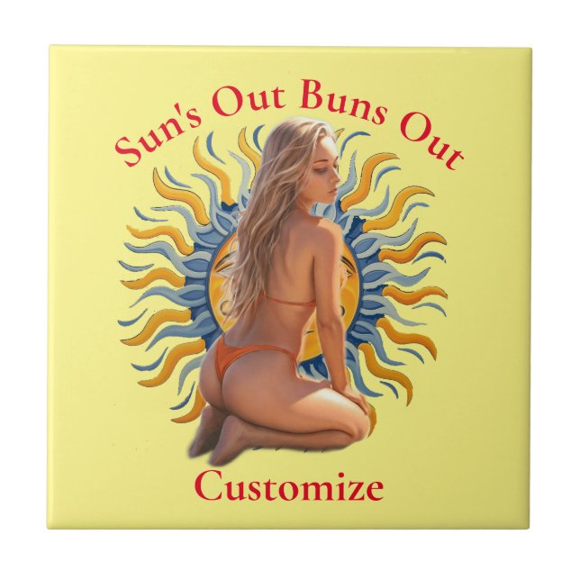 Carreau Buns Out Bikini Beach Girl Thunder_Cove (Devant)