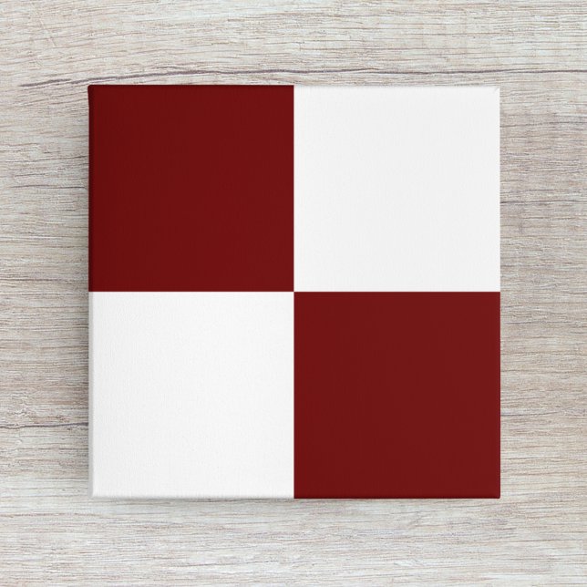 Carreau Burgundy Rouge Blanc À damiers Carrelage en cérami (Créateur téléchargé)