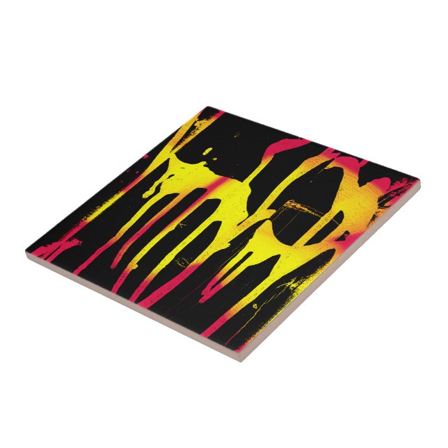 Carreau burons et éperons et bacchanal (Côté)