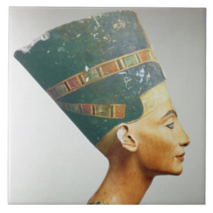 Carreau Buste de la Reine Nefertiti, vue de côté, du stu