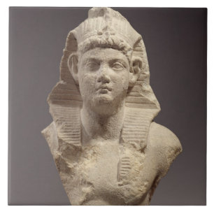 Carreau Buste d'un empereur romain en tant que pharaon