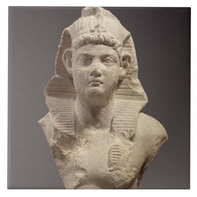 Carreau Buste d'un empereur romain en tant que pharaon (Devant)