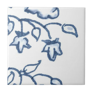 Carreau C6 - Tuile murale de panier de Delft - C6