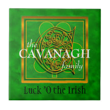 C "La chance de l'irlandais" Famille Custom Monogr