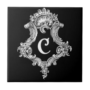 Carreau C Monogramme initial