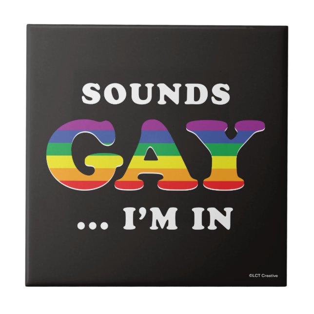 Carreau Ça Semble Gay... Je suis dans (Devant)