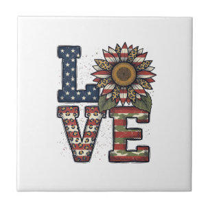 Carreau Cactus patriotique gravure vintage design de t-shi