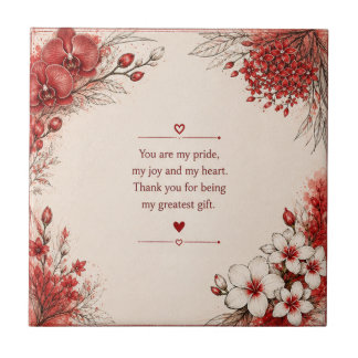 CARREAU CADEAU D'AMOUR POUR LA FÊTE DES FILLES 