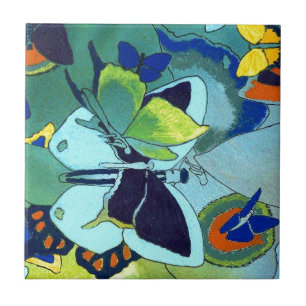 Carreau Cadeau de mosaïque papillon