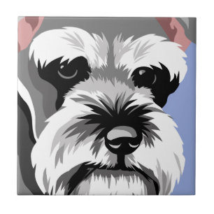 Carreau Cadeaux de Schnauzer miniature
