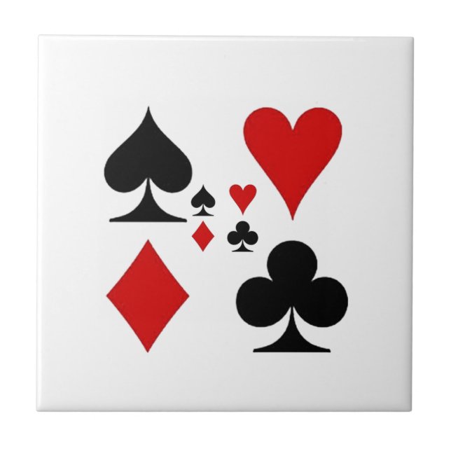 CARREAU CADEAUX DE SUITES DE CARTE DE JEU (Devant)