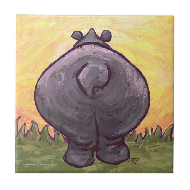 Carreau Cadeaux et accessoires Hippopotamus (Devant)