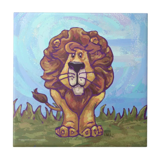 Carreau Cadeaux et accessoires Lion (Devant)
