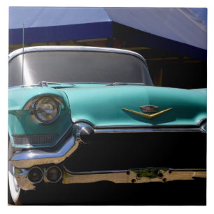 Carreau Cadillac vert d'Elvis Presley convertible en