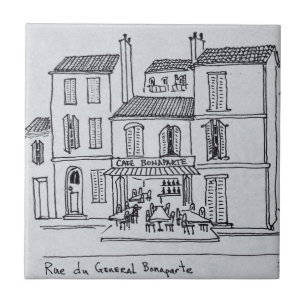 Carreau Cafe Bonaparte sur Rue du Général Bonaparte