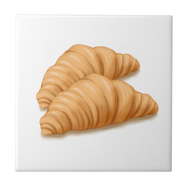 Carreau Café Croissant Cuisine Décor (Devant)