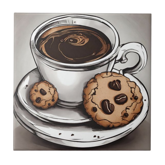 Carreau Café et cookies (Devant)