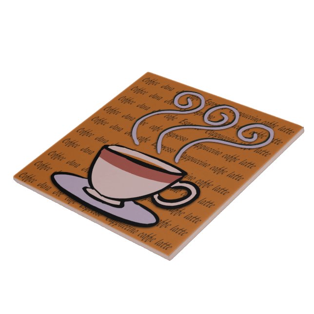 Carreau Café - tuile/trépied en pastel de conception de (Côté)