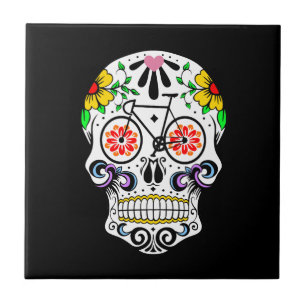 Carreau Calavera - vélo de crâne de sucre