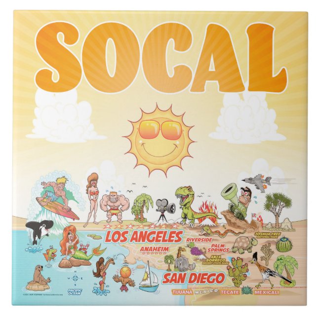 Carreau Californie du Sud (Devant)