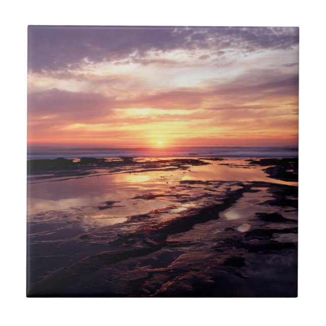 Carreau Californie, San Diego, Sunset Cliffs, Sunset 3 (Devant)