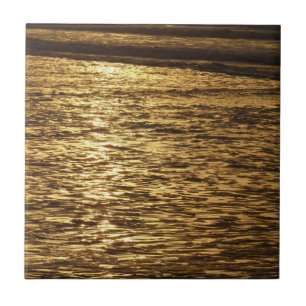 Carreau Californie Sunset Waves Ocean Seascape