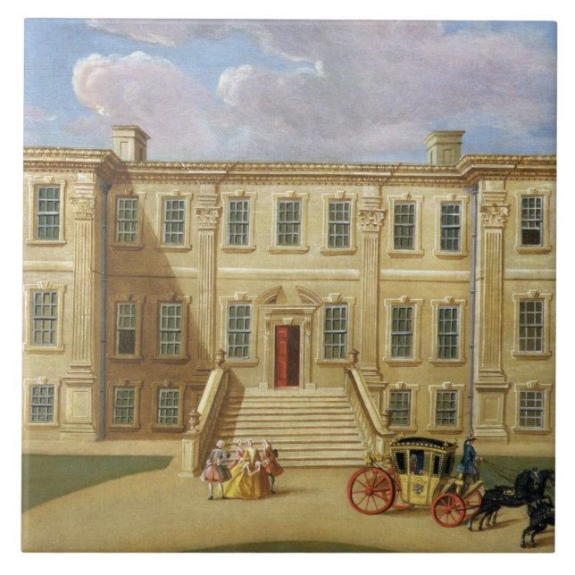Carreau Calke Hall, Derbyshire, Seat de monsieur Henry (Devant)