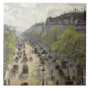 Carreau Camille Pissarro - Boulevard Montmartre, Printemps