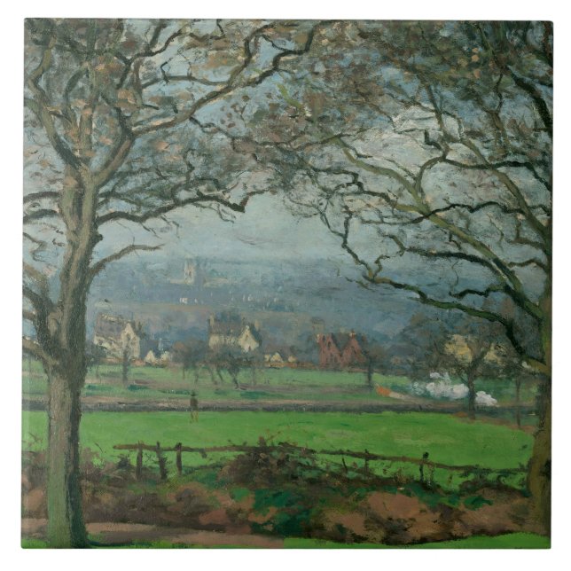 Carreau Camille Pissarro - près de colline de Sydenham (Devant)