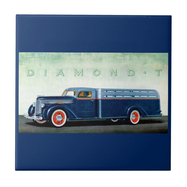 Carreau Camion 1937 de bleu du diamant T (Devant)