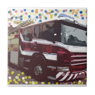 Carreau Camion de pompiers