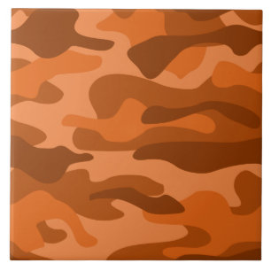 Carreau Camo Monocolor Espagnol Orange