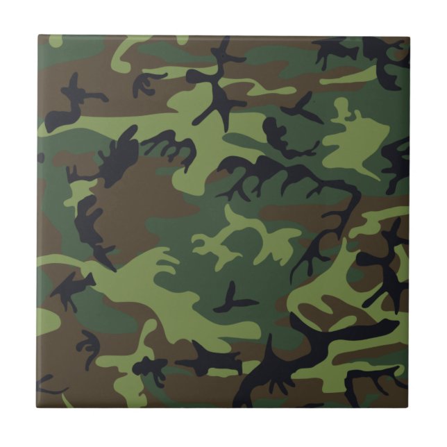 Carreau Camouflage de Woodland II (Devant)
