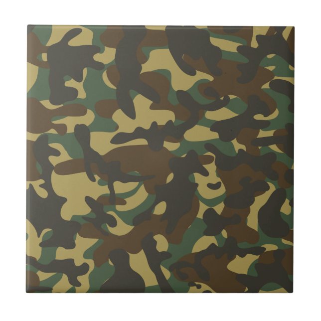 Carreau Camouflage forestier (Devant)