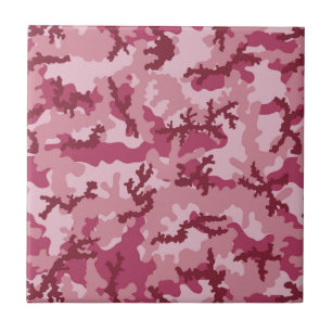 Carreau Camouflage rose