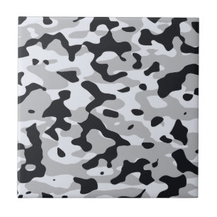 Carreau Camouflage urbain à fort contraste