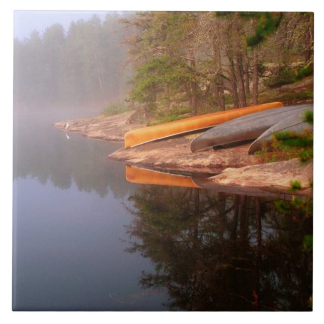 Carreau Camping de canoë Foggy, lac Kawnipi, (Devant)