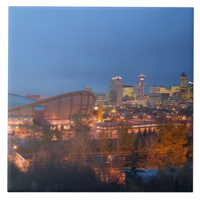 Carreau Canada, Alberta, Calgary : Skyline de la ville du  (Devant)