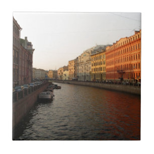 Carreau Canal à St Petersburg, Russie