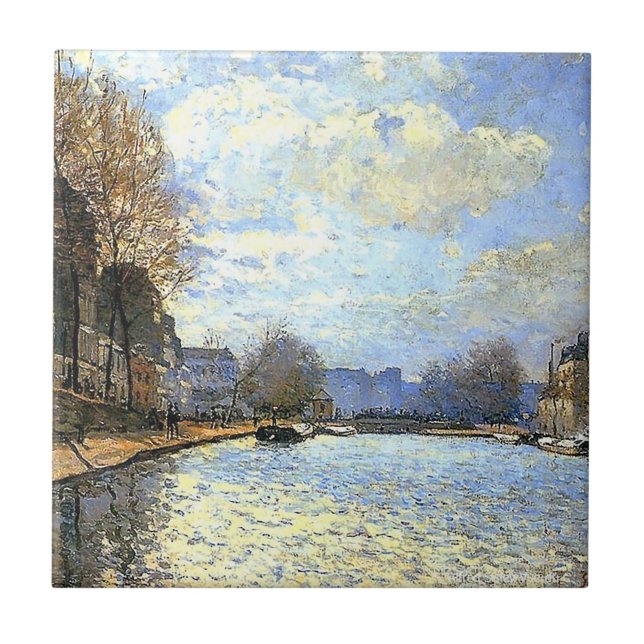 Carreau Canal St Martin Alfred Sisley (Devant)