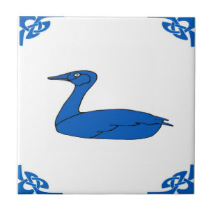 Carreau Canard néerlandais bleu