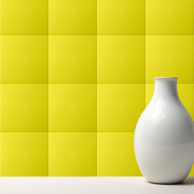 Carreau Canari clair solide jaune (Créateur téléchargé)