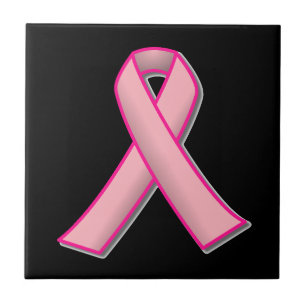 Carreau Cancer du sein Ruban rose