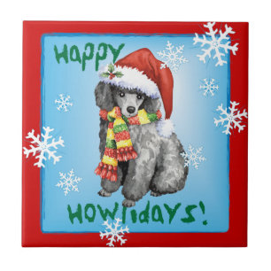 Carreau Caniche miniature heureux de Howliday